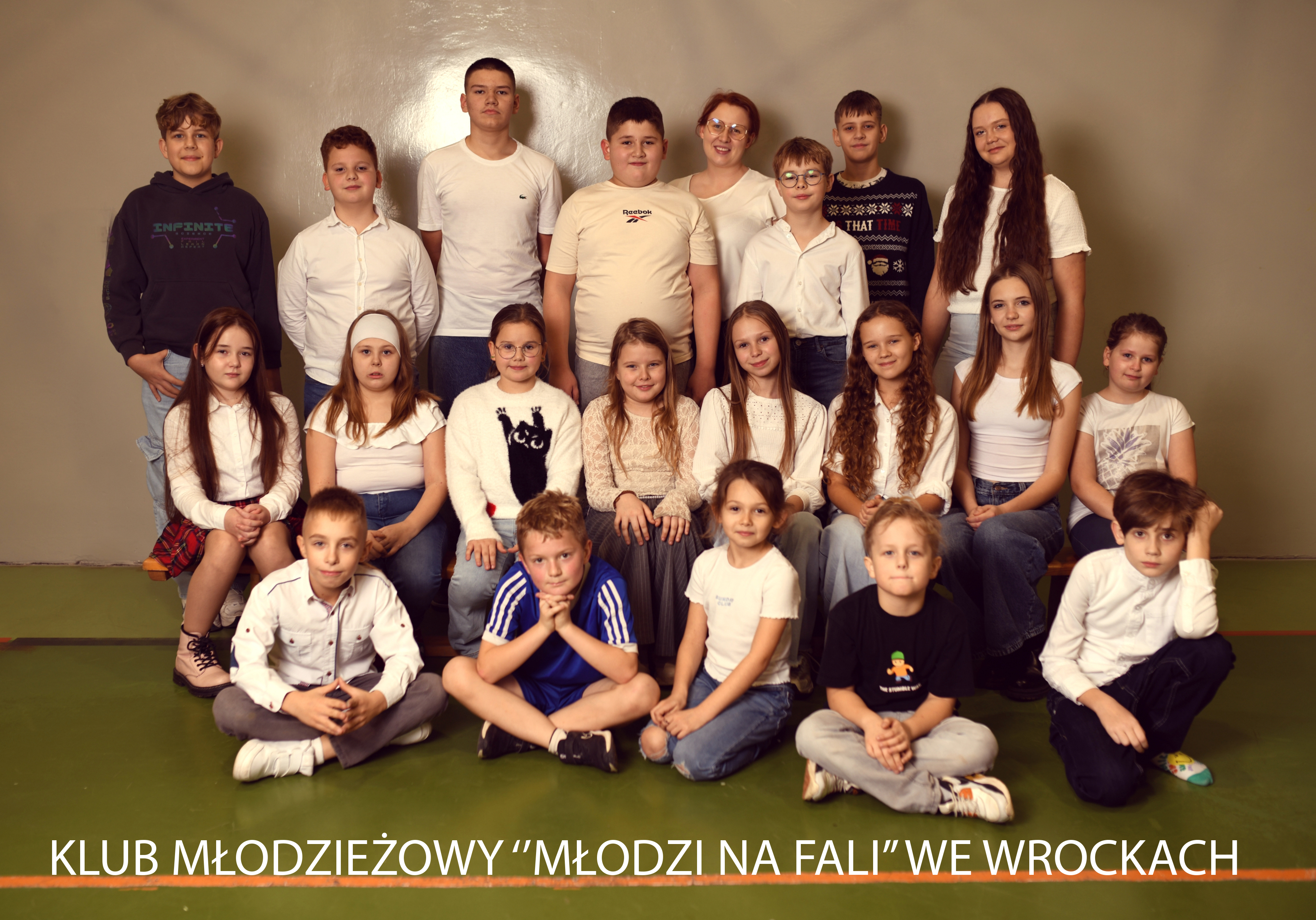 Uczestnicy Klubu Młodzieżowego „Młodzi na fali”