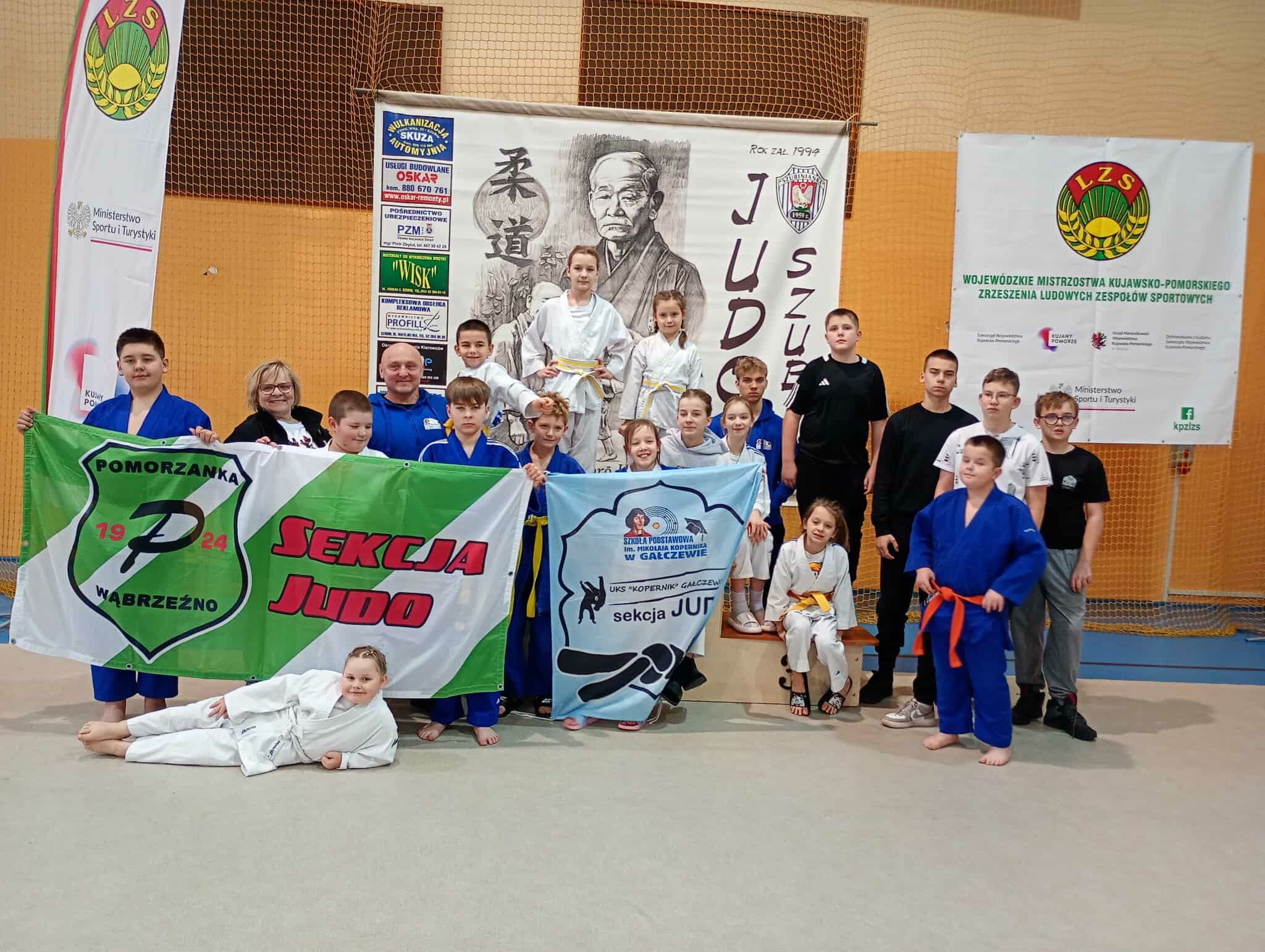 Uczestnicy turnieju judo w Szubinie