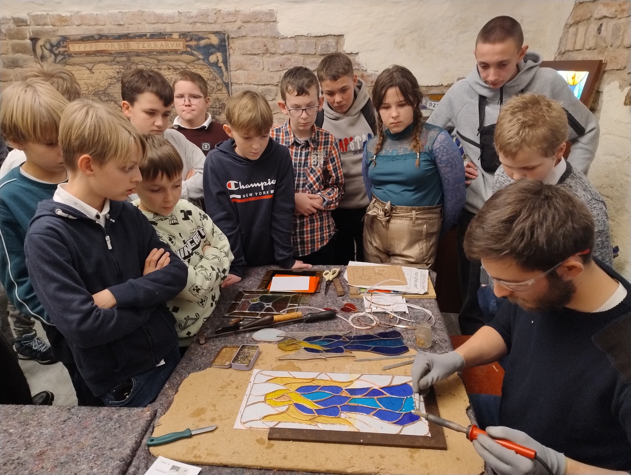 Uczesnicy projektu z Węgierska