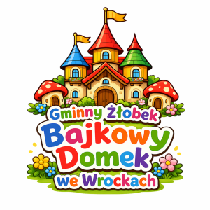 Logo Gminnego Żłobka „Bajkowy Domek” we Wrockach