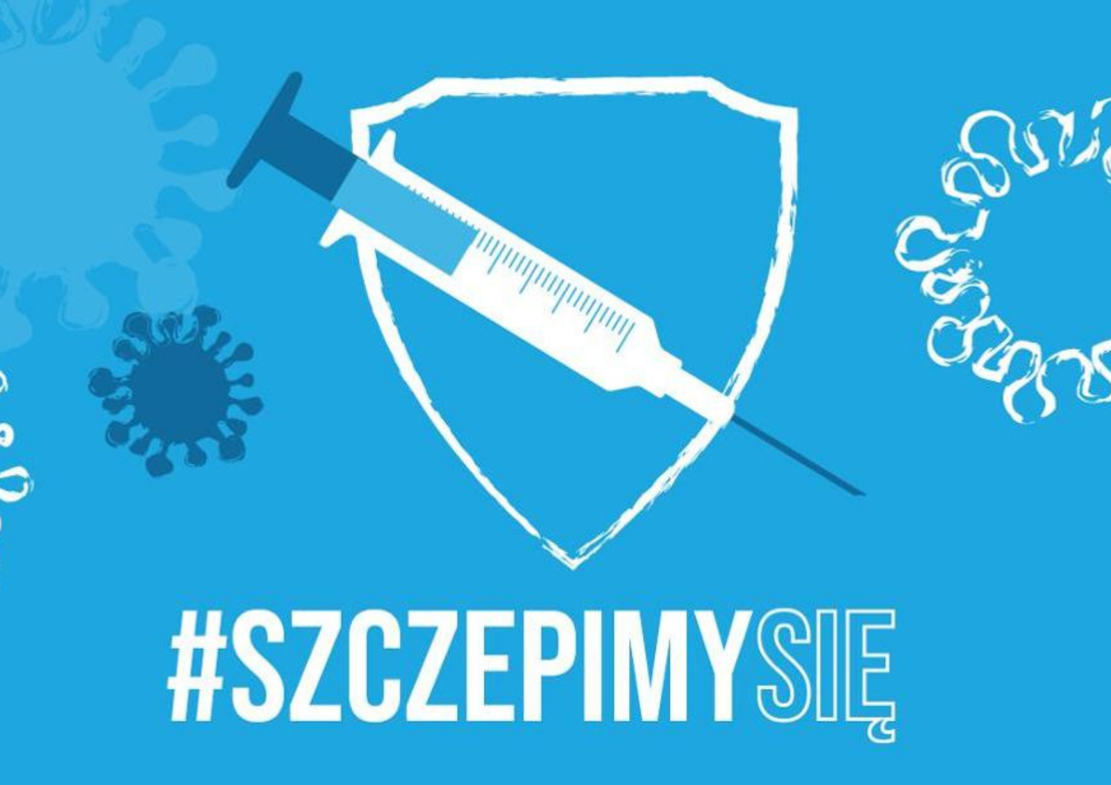 Plakat informacyjny dot. punktu szczepień