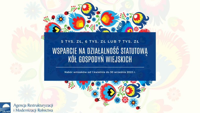 Wsparcie dla Kół Gospodyń Wiejskich