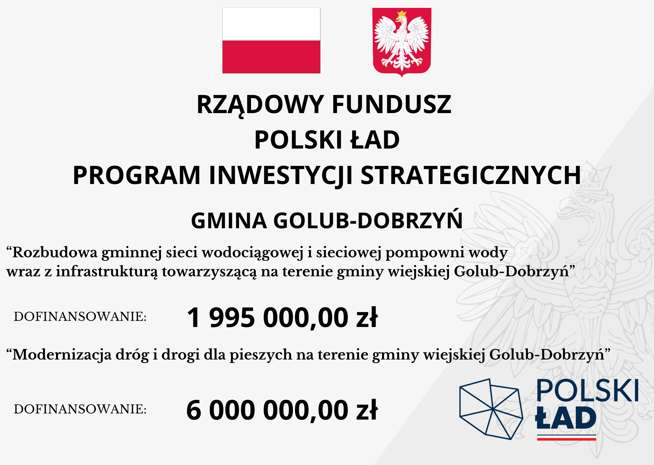 Tablica informująca o dofinansowaniu