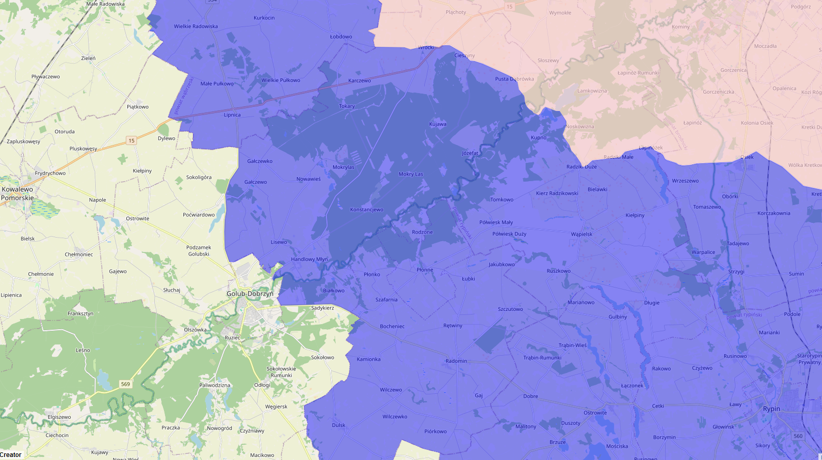 ASF w Polsce - mapa